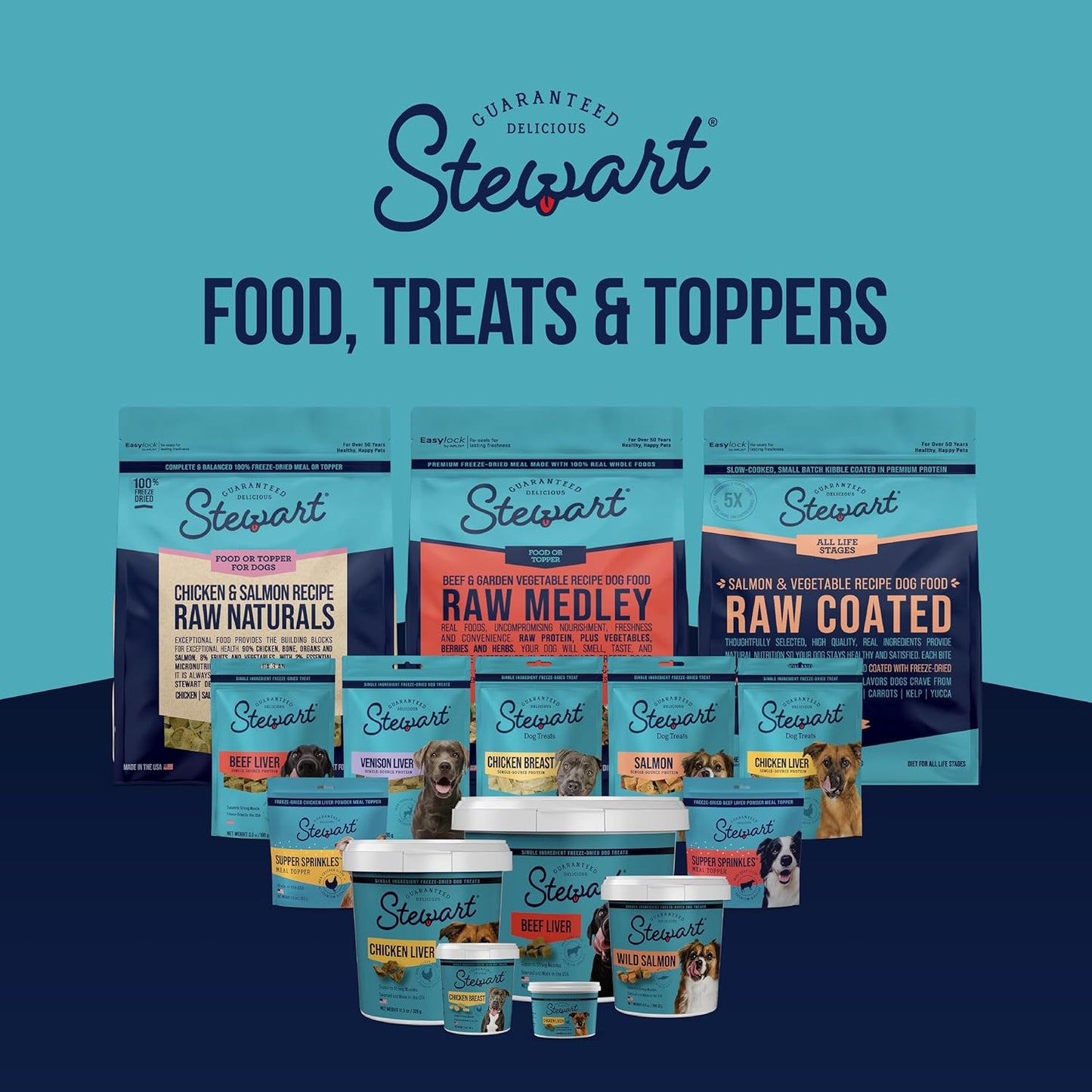 Stewart Freeze-Dried Beef Liver Treats for Dogs & Cats