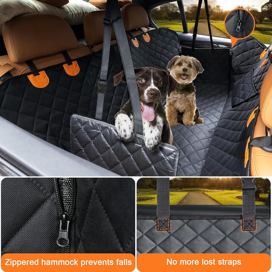 Durable pet car seat protector for dogs