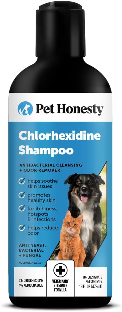 Pet Honesty Itch Relief & Skin Care Shampoo for Dogs & Cats – 16 oz