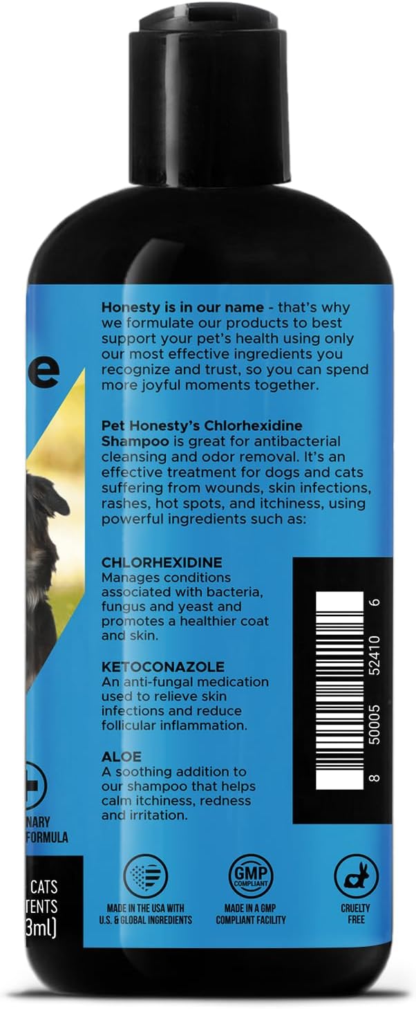 Pet Honesty Itch Relief & Skin Care Shampoo for Dogs & Cats – 16 oz