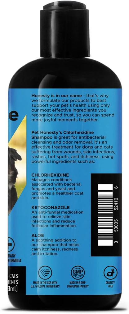 Pet Honesty Itch Relief & Skin Care Shampoo for Dogs & Cats – 16 oz