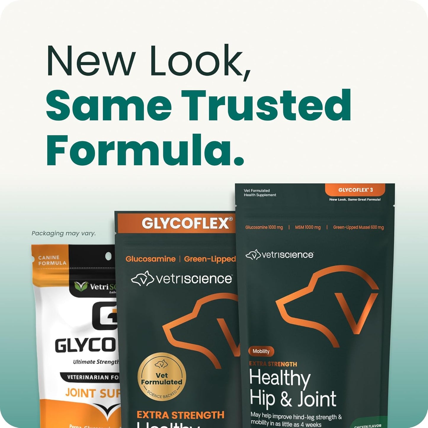 VetriScience Extra Strength Hip & Joint Support Dogs Glucosamine 120 Chews