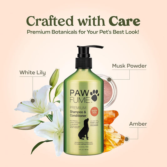 PAWFUME Deshedding & Detangling Dog Shampoo