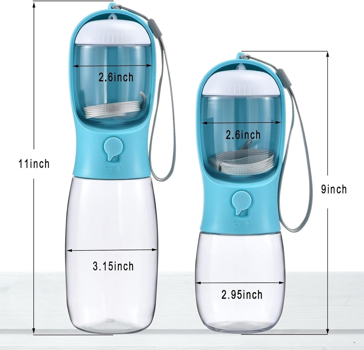 Portable pet hydration bottle for outdoor adventures
