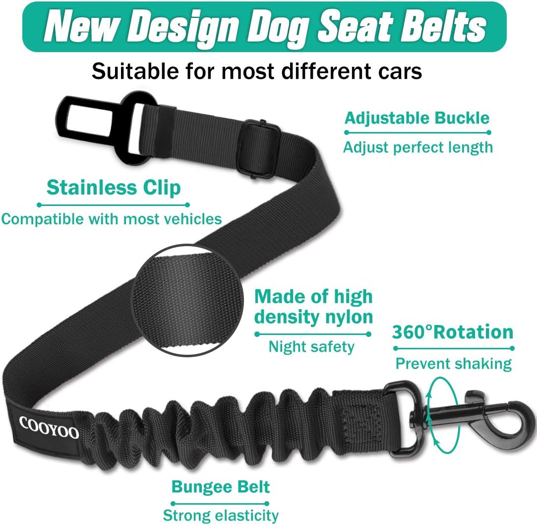 Durable pet seat belt for vehicle safety