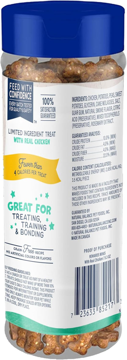 Grain-free chicken rewards for dog training