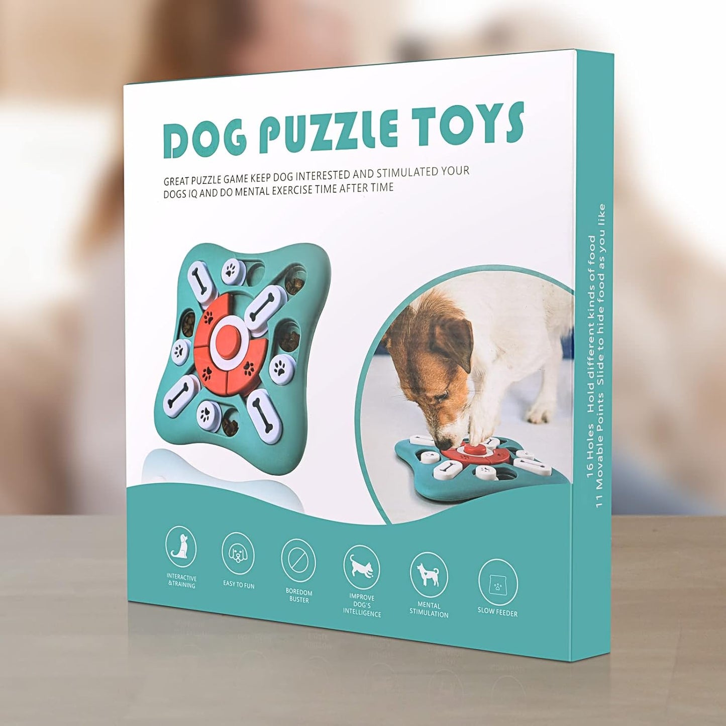 Interactive Treat Dispensing Puzzle Toy
