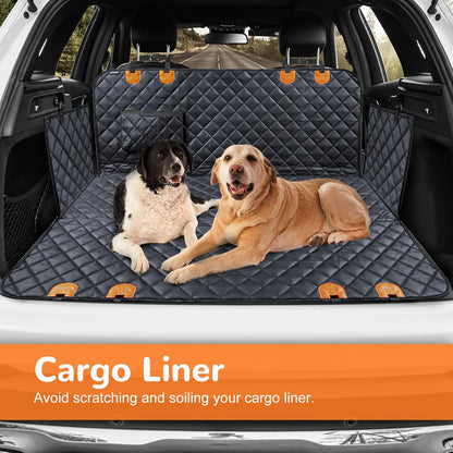 Back seat hammock cover for pet road trips