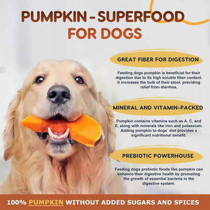 Dog Probiotics Digestive Health Gut Support Pumpkin Fish Oil 120 Chews