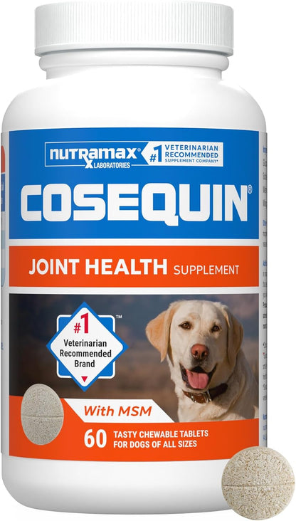 Dog joint support chewable tablets for mobility