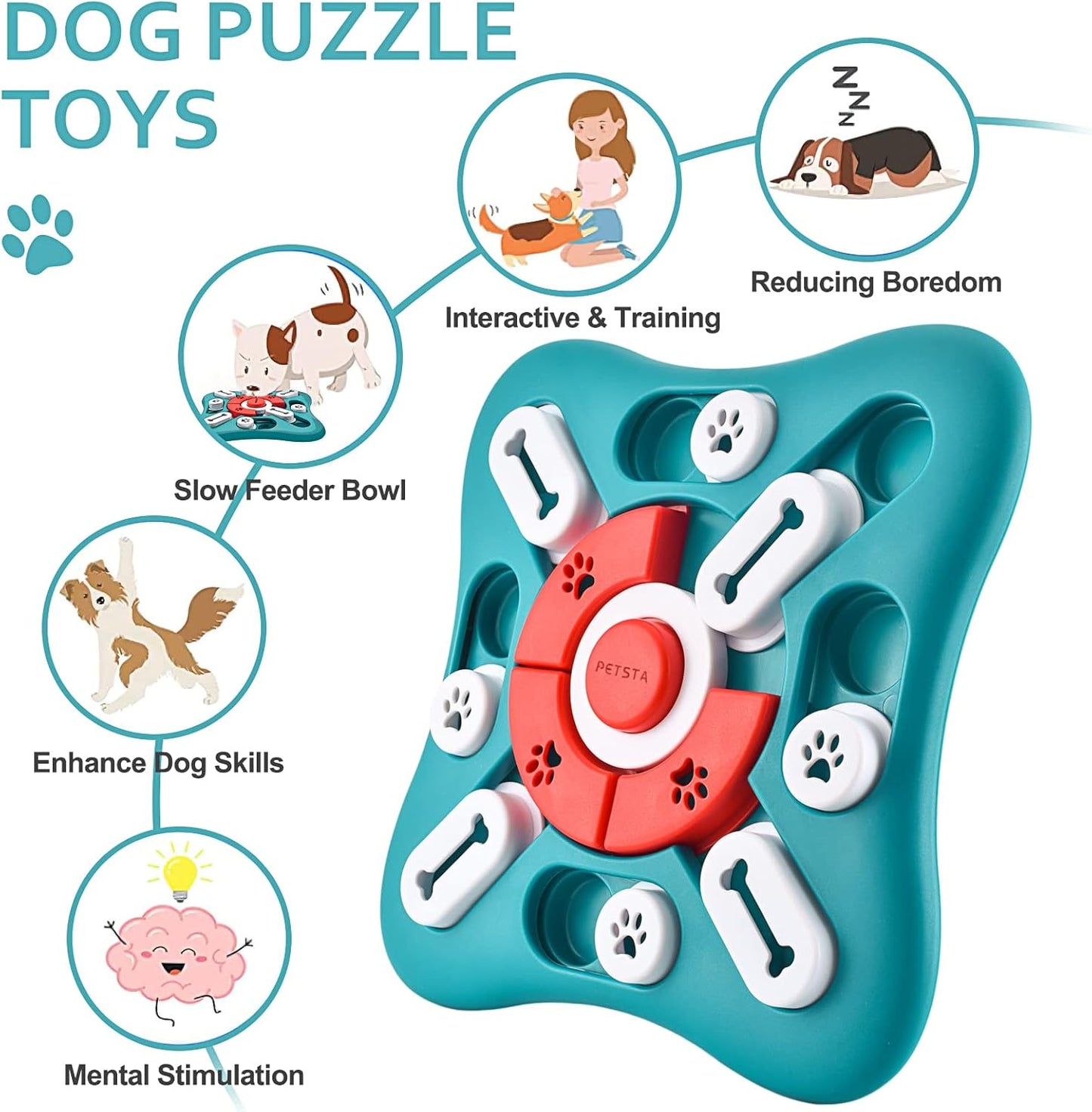 Interactive pet toy designed to reduce boredom
