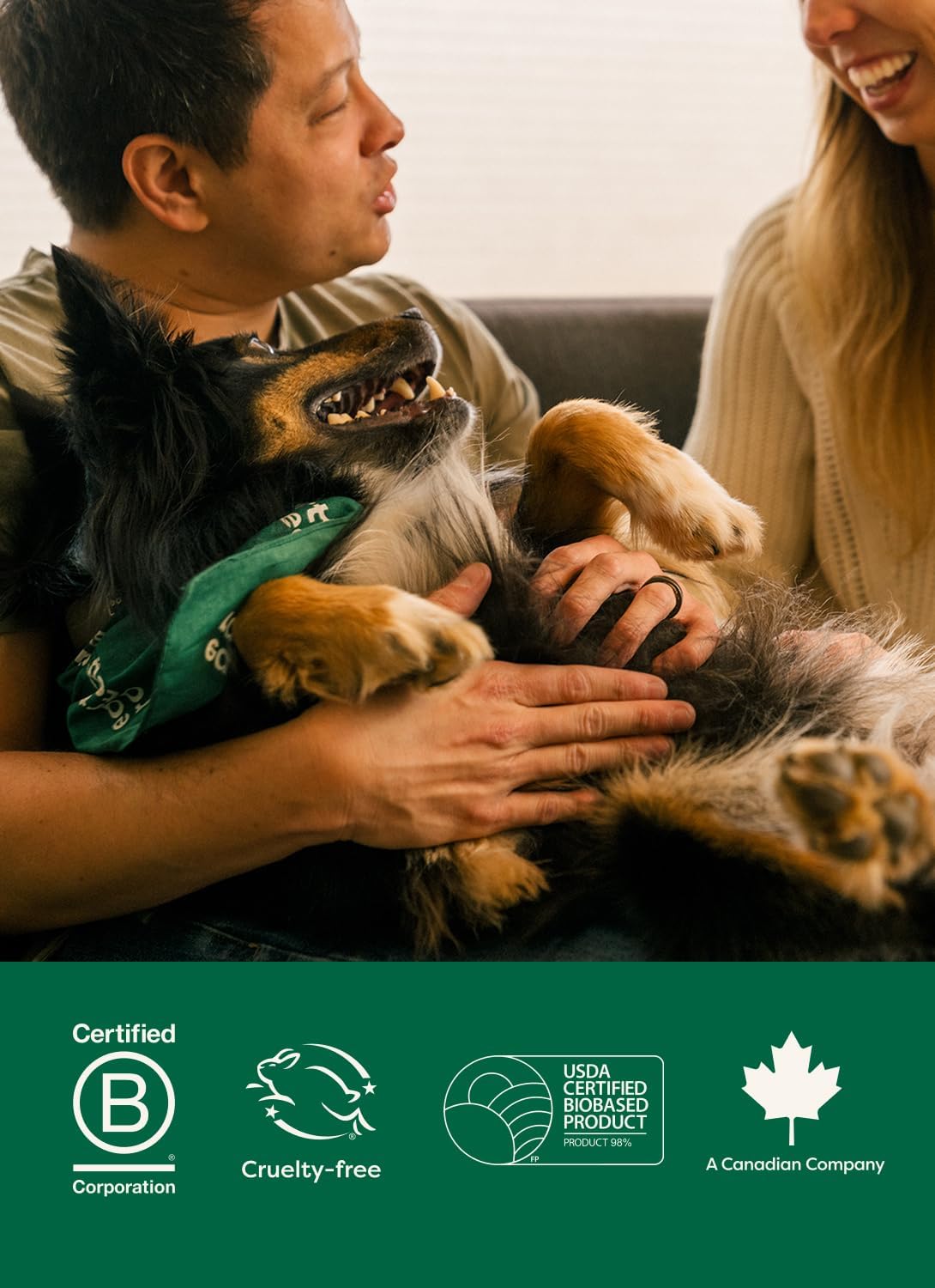 Earth Rated Hypoallergenic Pet Grooming Wipes – 100 Count
