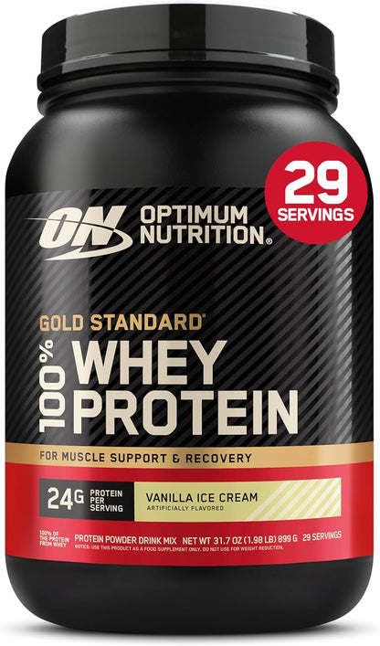 Optimum Nutrition Whey Protein Powder Vanilla 2 lb