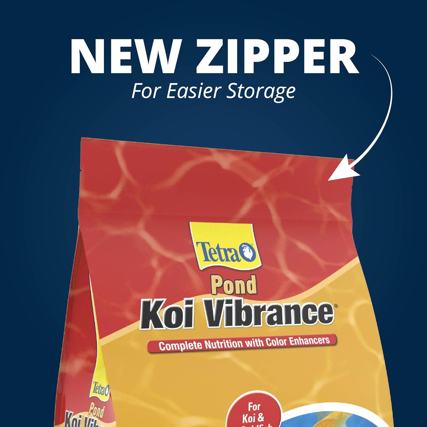TetraPond Koi Vibrance Soft Sticks Floating Pond Fish Food 5.18 lb