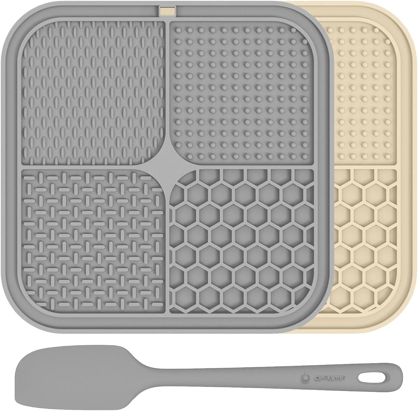 Calming lick mat set for dogs and cats