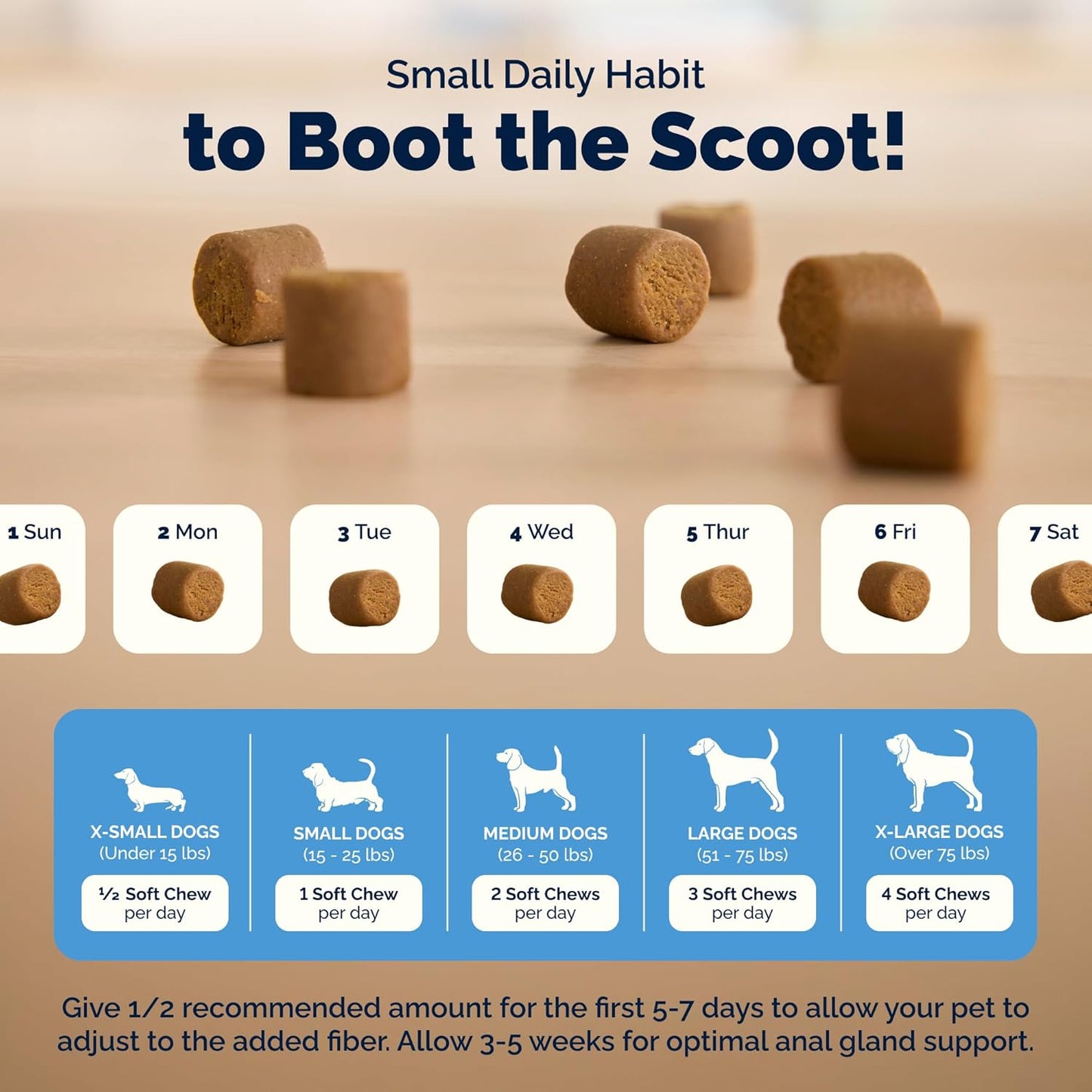 Vetnique Glandex Anal Gland Soft Chews Dogs Fiber Probiotics 60 Count