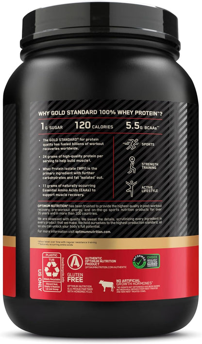 Optimum Nutrition Whey Protein Powder Vanilla 2 lb