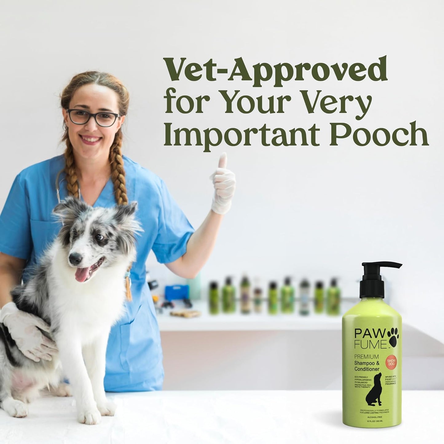 PAWFUME Deshedding & Detangling Dog Shampoo