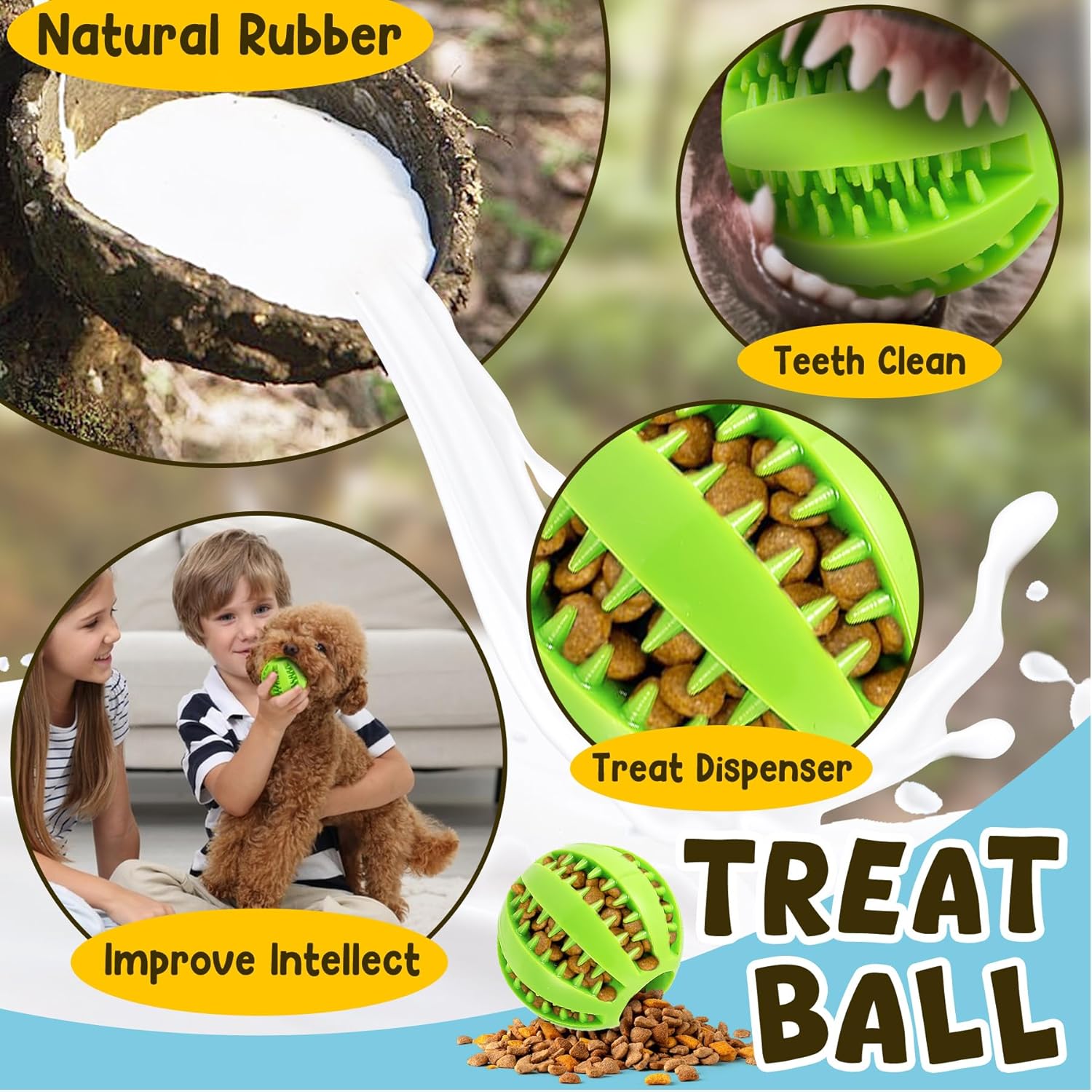 Puppy enrichment toys with rope toys and balls