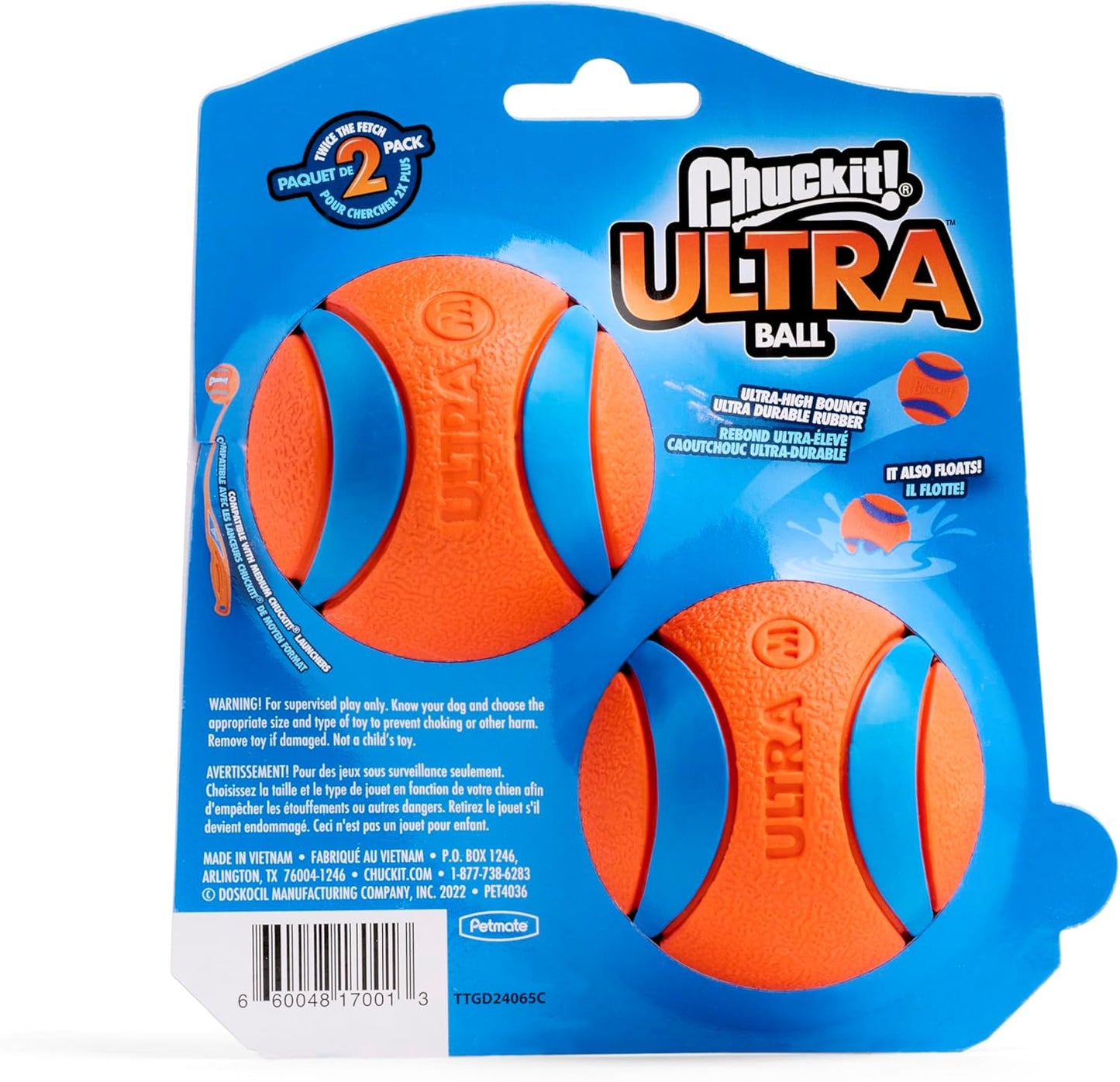 Durable dog play balls for exercise and training