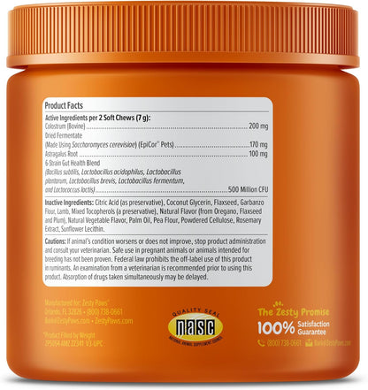 Zesty Paws Allergy Immune Bites for Dogs Itchy Skin Ear Support 90 Chews