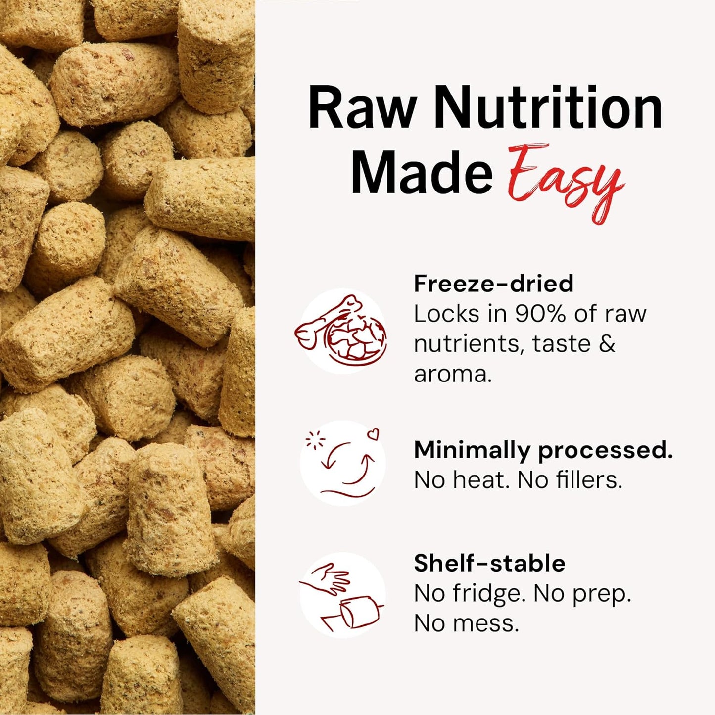 Freeze-Dried Beef Meal Topper for Dogs