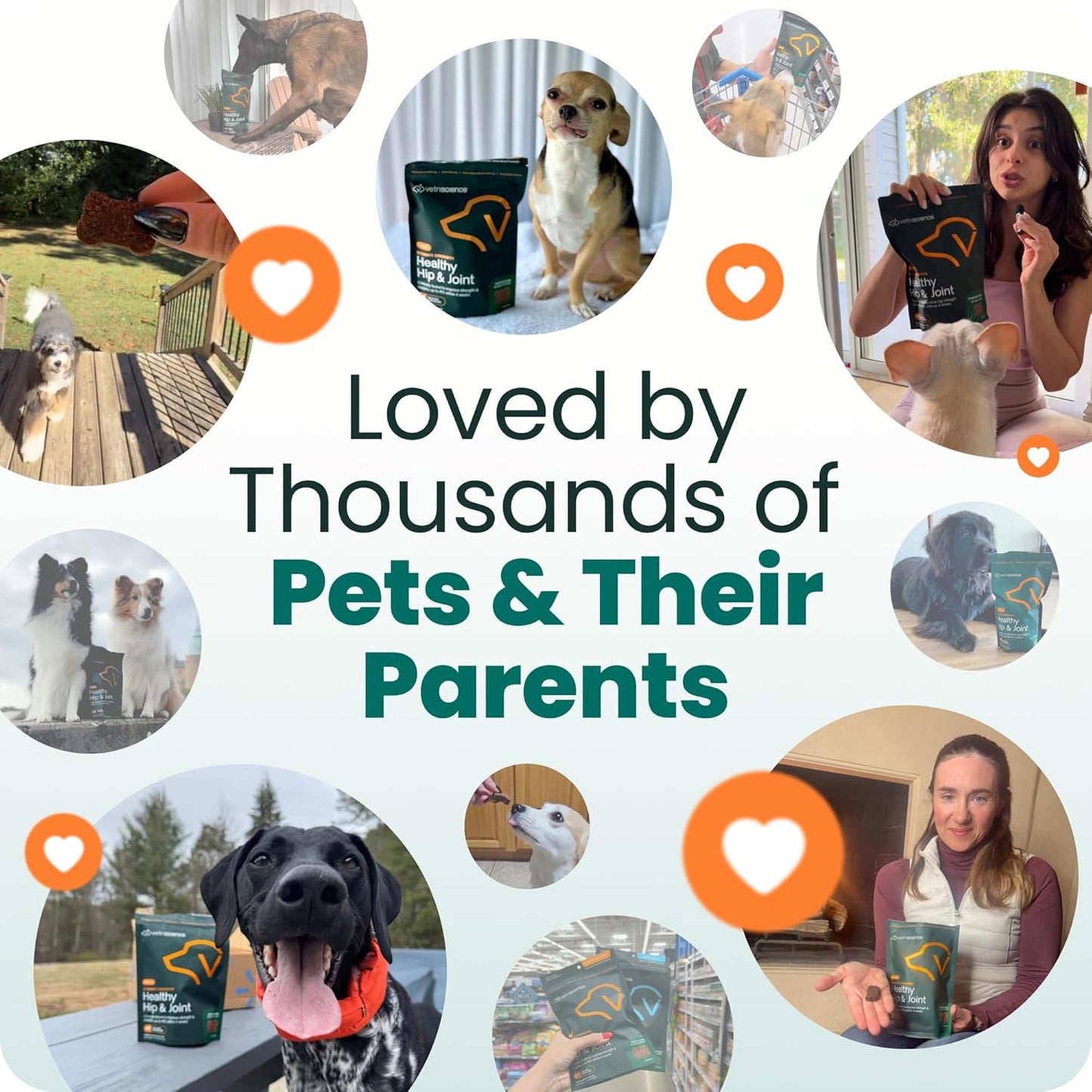 VetriScience Extra Strength Hip & Joint Support Dogs Glucosamine 120 Chews