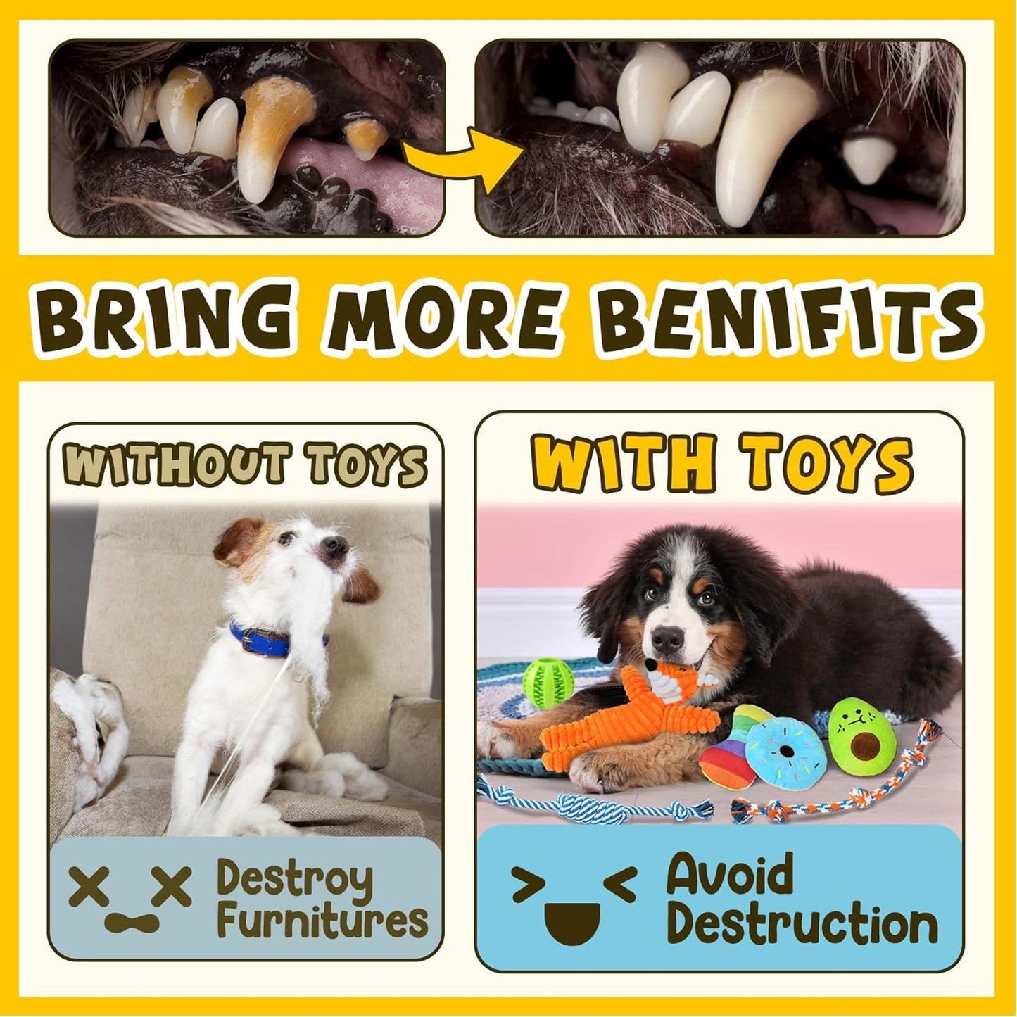 Puppy Teething Toy Bundle – 9 Piece Set