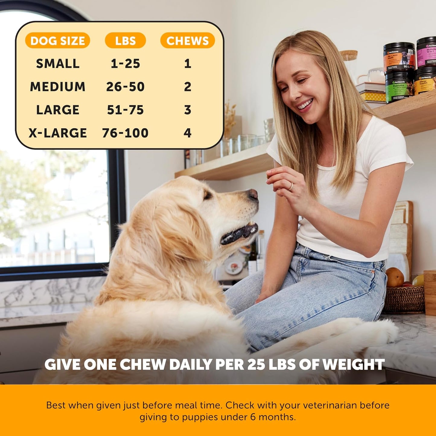 Dog Allergy Relief Chews Itchy Skin Paw Licking Immune Support 90 Ct