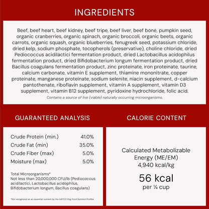 Freeze-Dried Beef Meal Topper for Dogs