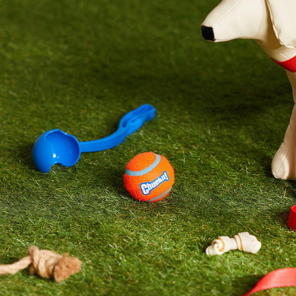 Interactive dog fetch launcher for parks and beaches