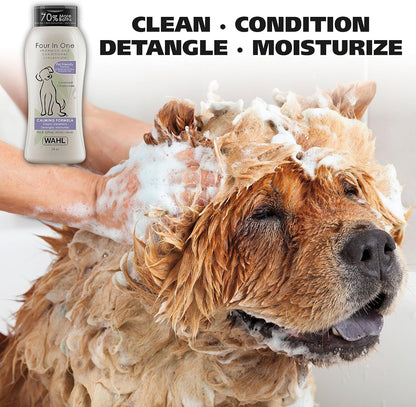 Wahl 4-in-1 Calming Dog Shampoo – Lavender Chamomile, 24 Oz