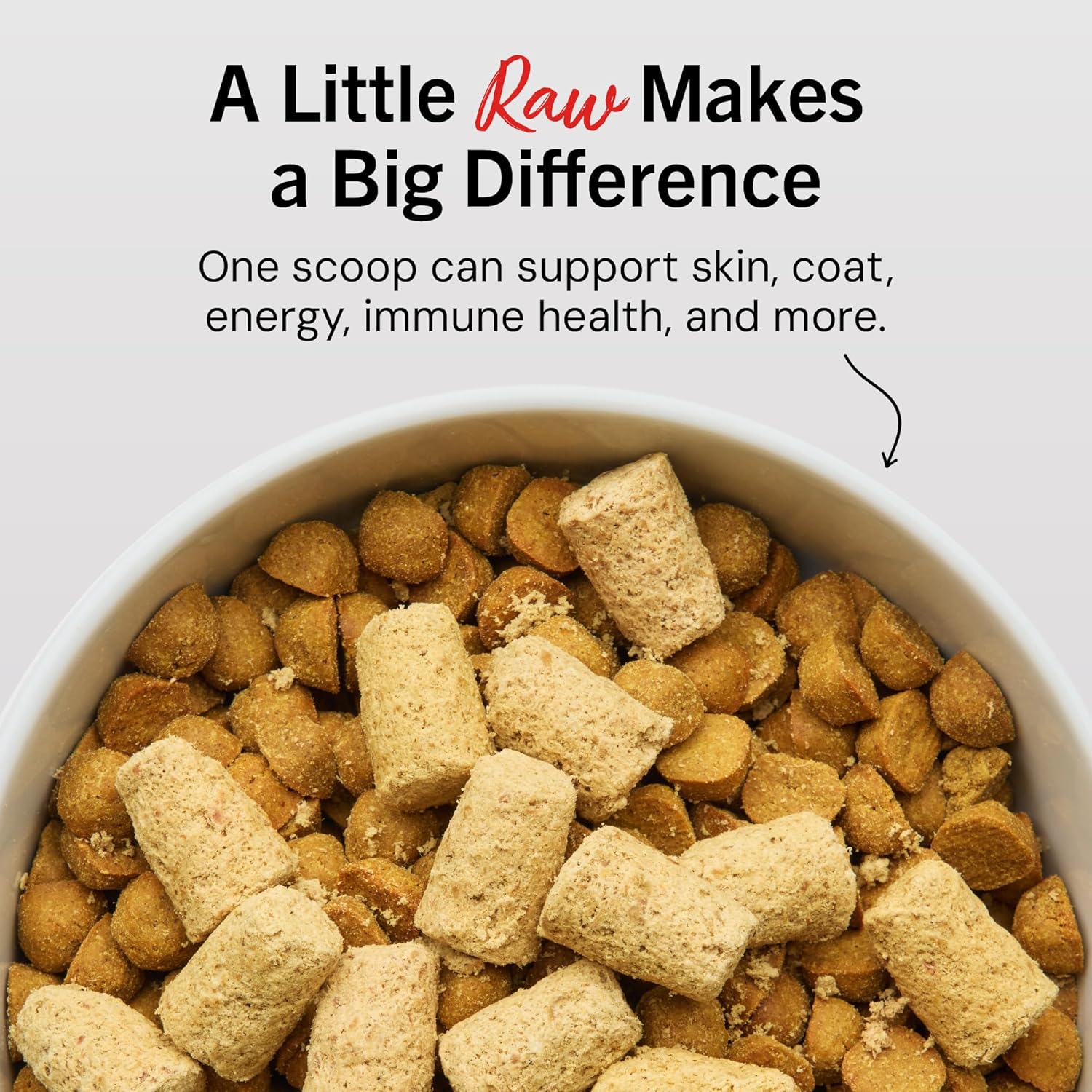 High-protein beef meal mixer for dogs