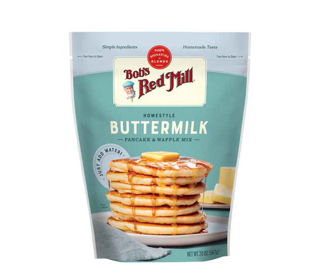 2 Pack Bob's Red Mill Homestyle Buttermilk Pancake & Waffle Mix 20 Oz Each