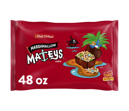 Malt-O-Meal Marshmallow Mateys Breakfast Cereal with Marshmallows 48 Oz Bag
