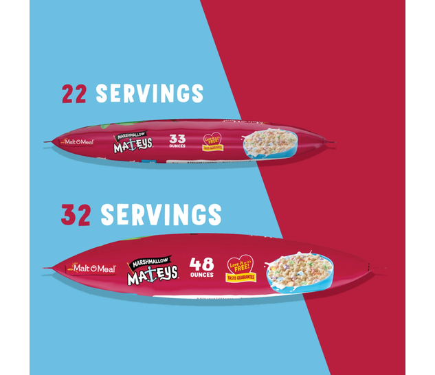Malt-O-Meal Marshmallow Mateys Breakfast Cereal with Marshmallows 48 Oz Bag