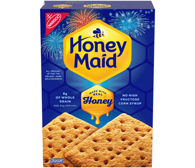 HONEY MAID Graham Crackers Honey Lunch Snacks Family Size 14.4 Oz Box