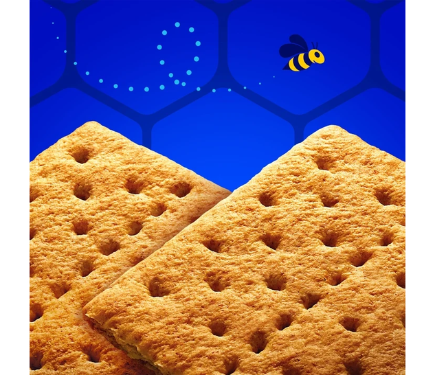 HONEY MAID Graham Crackers Honey Lunch Snacks Family Size 14.4 Oz Box