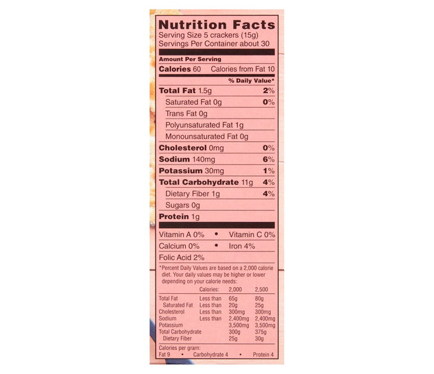 3 Pack Great Value Whole Grain Saltine Crackers 16 Oz 4 Count Family Snack