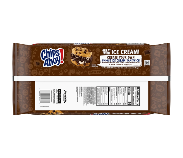 CHIPS AHOY! Chunky Fudgy Chocolate Chip Cookies Party Size 24.75 oz