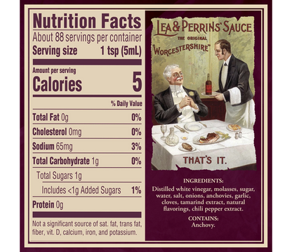 Lea & Perrins Worcestershire Sauce Original 15 fl oz Bottle