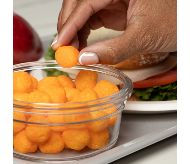 Utz Cheese Balls 23 oz Barrel Crunchy Cheesy Snack Party Size