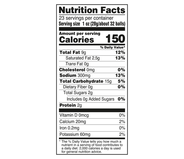 Utz Cheese Balls 23 oz Barrel Crunchy Cheesy Snack Party Size