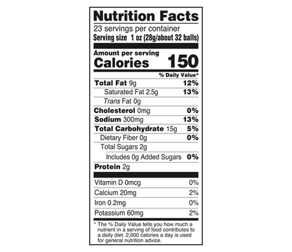 Utz Cheese Balls 23 oz Barrel Crunchy Cheesy Snack Party Size